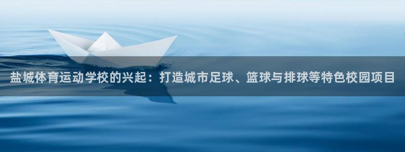MK体育官网下载官方客服电话：盐城体育运动学校的兴起